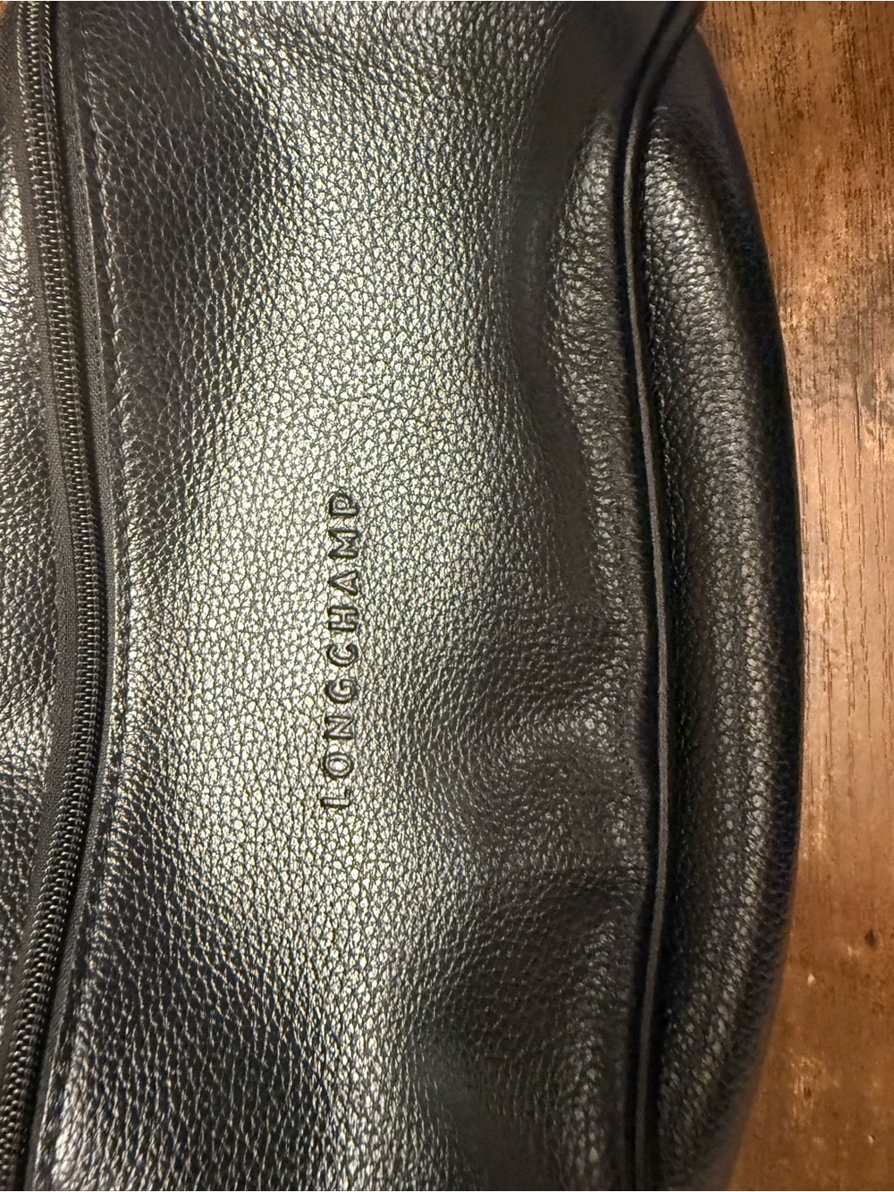 Longchamp Black Leather Belt Bag - Picture 3 of 13